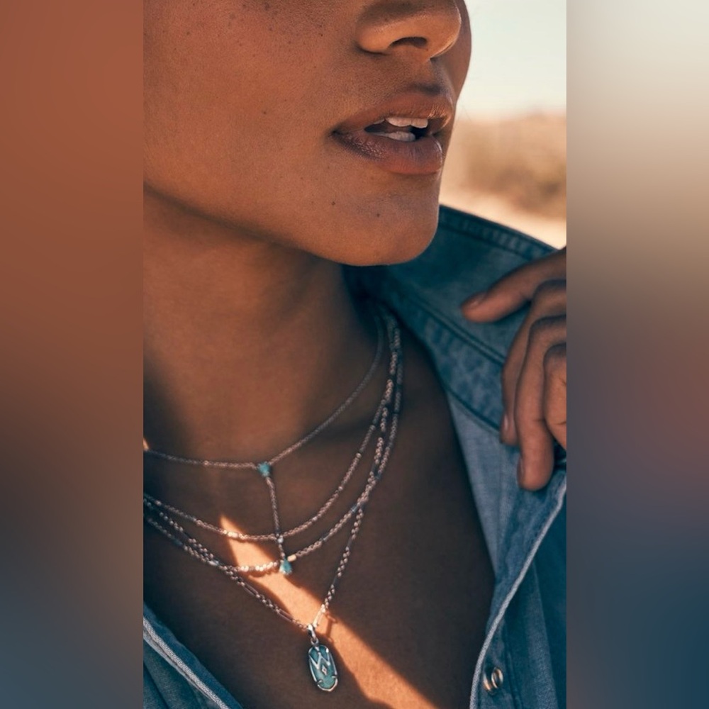 Wrangler® x Yellow Rose by Kendra Scott Laurel Vintage Necklace NWOT